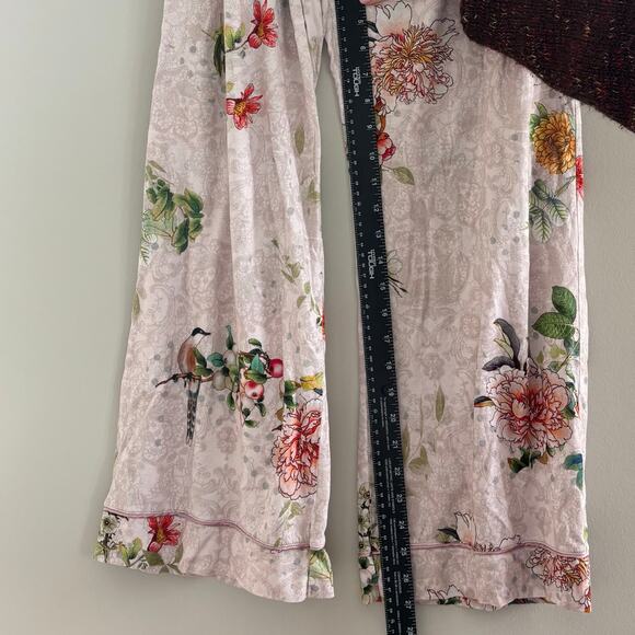 Johnny Was Carly Pajama Set Rosas Floral Print Soft Pink Matching Set Size XXL - Picture 12 of 14